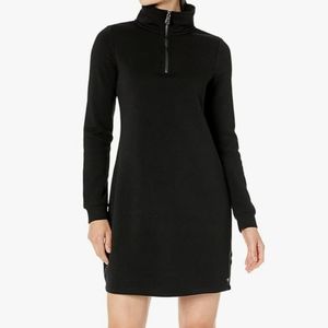 Andrew Marc Sport long sleeve Black Sweatshirt Dress Size L